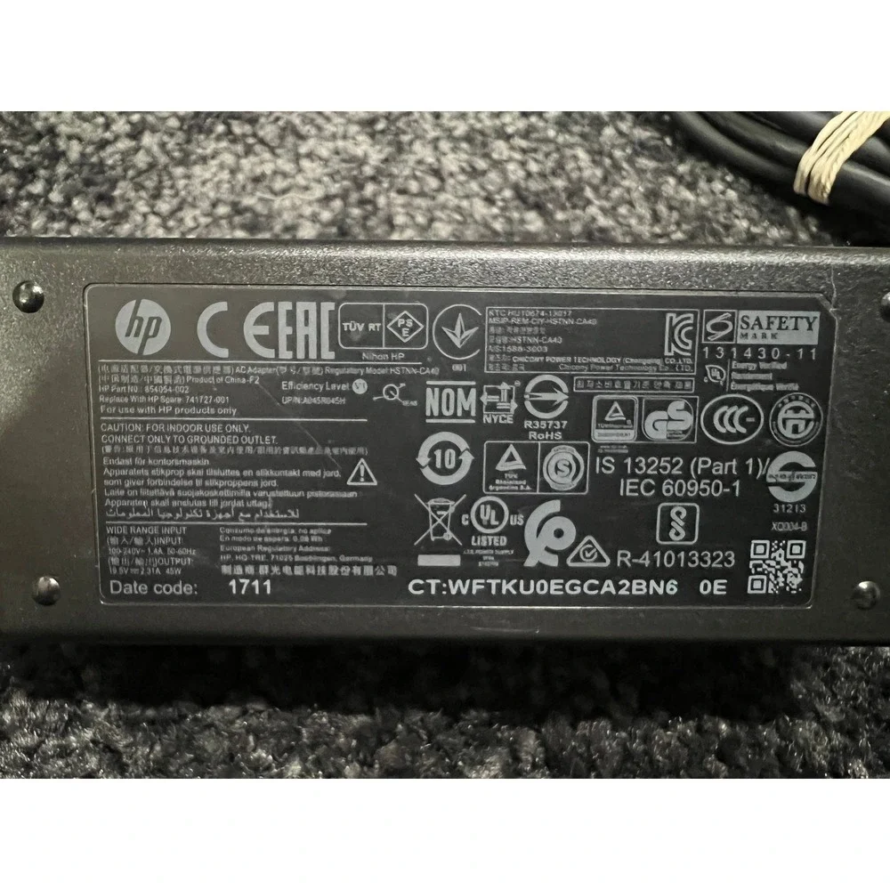 HP‎ HSTNN-CA40 19.5V 2.31A 45W Genuine Original AC Power Adapter Charger